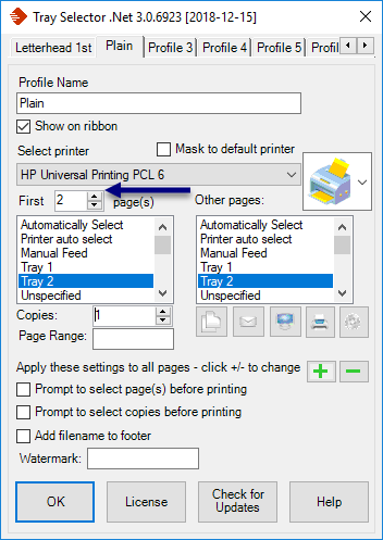 Configuración de Dúplex